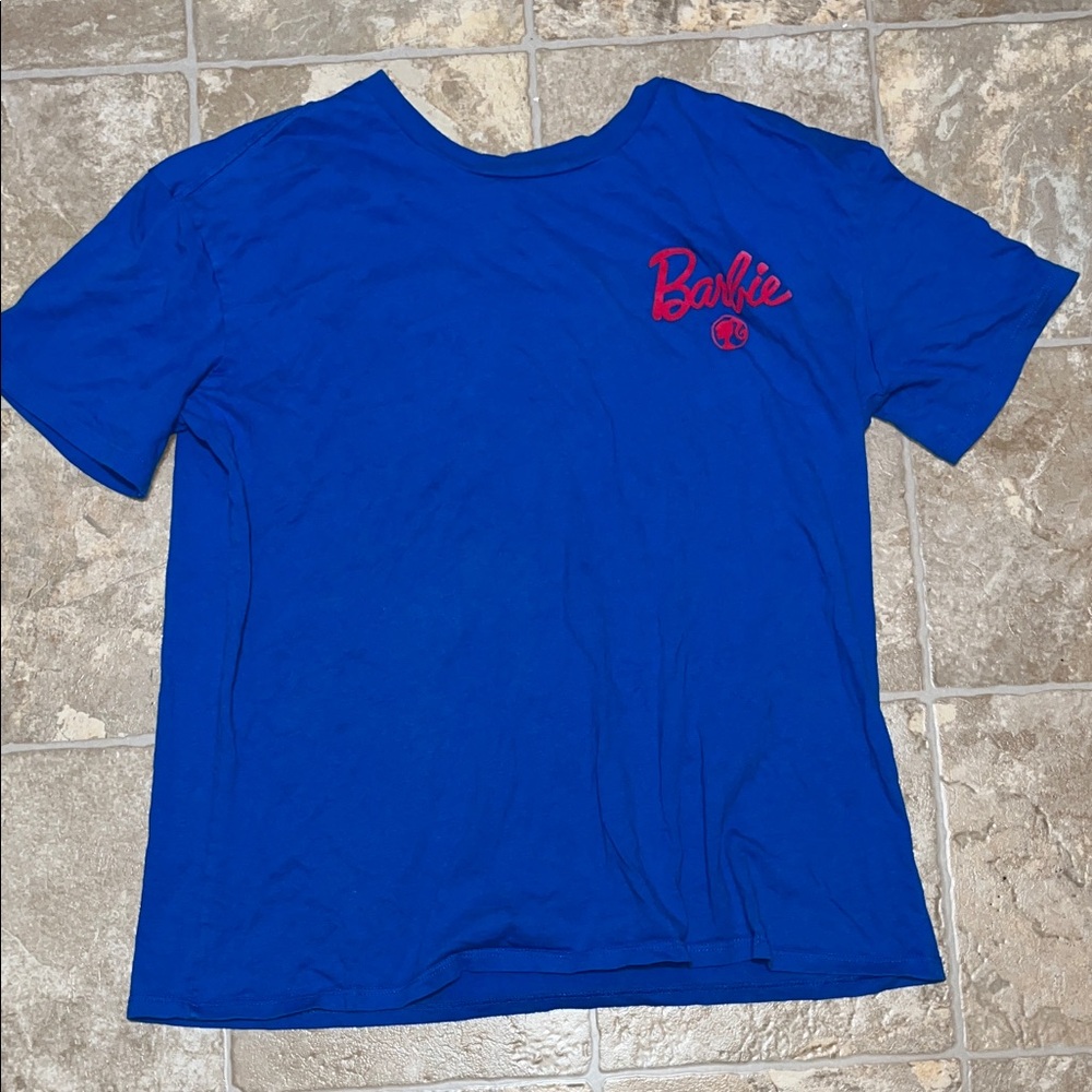 Mattel Blue Barbie Short Sleeve Tee